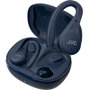 JVC HA-EC25T Auriculares Deportivos TWS con Gancho de Oreja, Azul